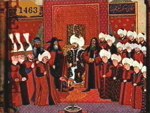 Orthodoxen arbeiten zusammen mit Osmanen